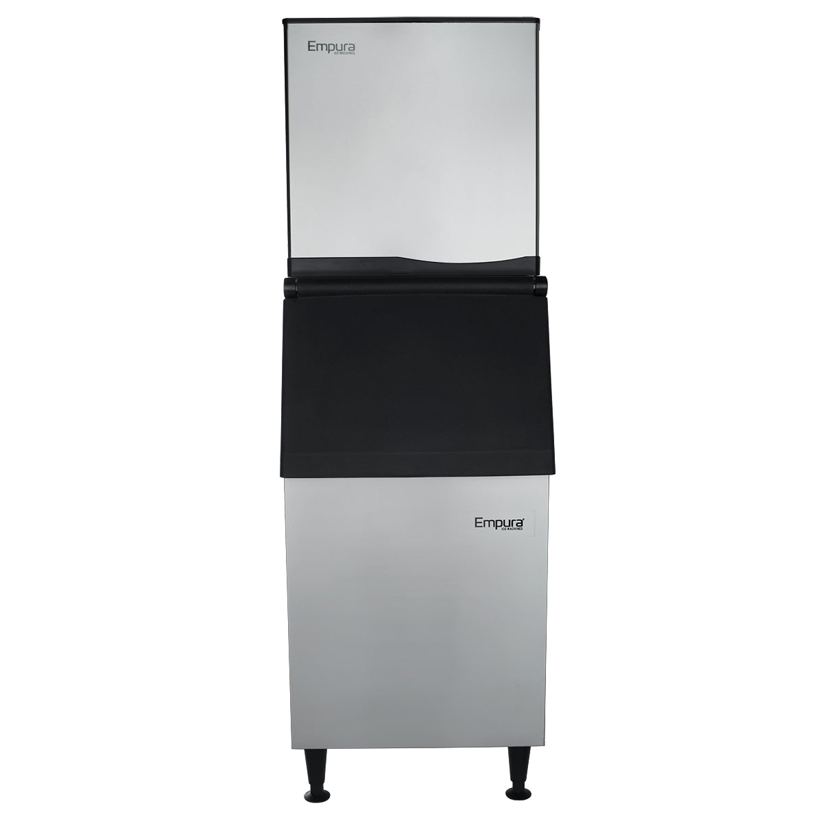 23" Air Cooled Commercial Half Cube Ice Machine with 308lb. Ice Storage Bin - 525 lb. Ice Maker with Bin, Cube-Style Empura