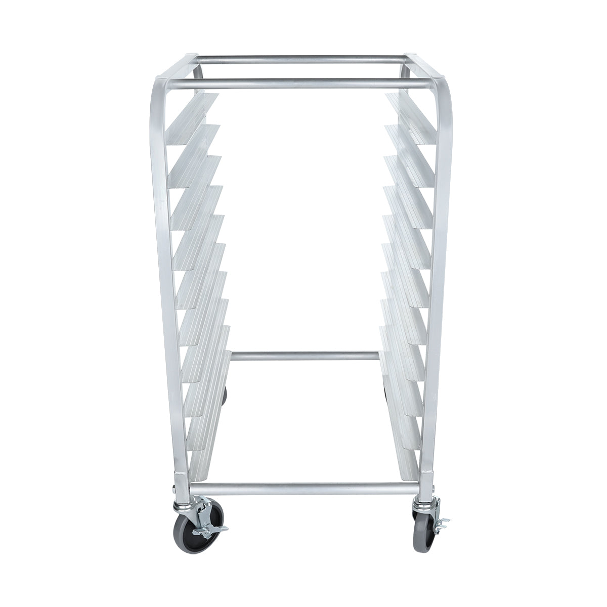 10 Pan End Load Aluminum Commercial Undercounter Bun / Sheet Pan Rack, NSF Pan Rack, Bun Empura