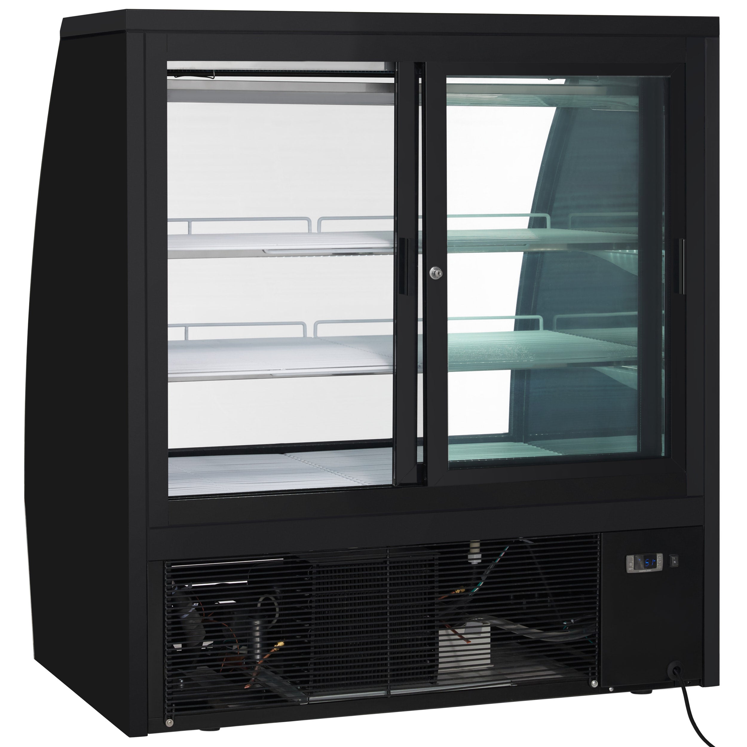 48" Curved Glass Refrigerated Deli Display Case