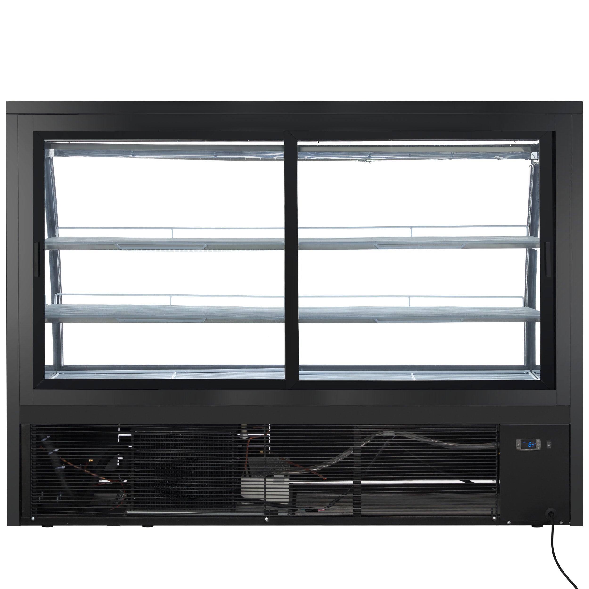 72" Curved Glass Refrigerated Deli Display Case