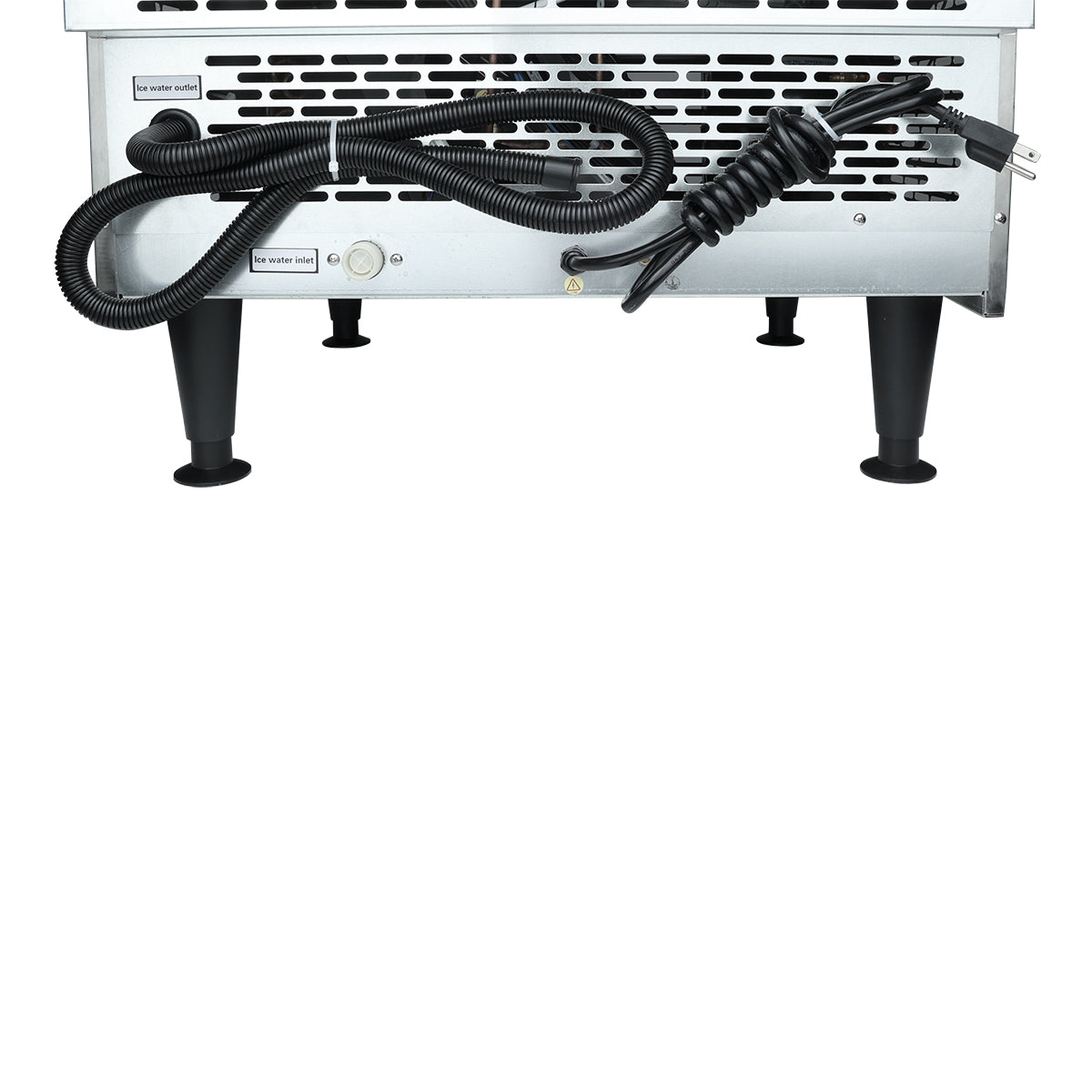 26" Air Cooled Commercial Undercounter Full Cube Ice Machine - 160 lb. Ice Maker with Bin, Cube-Style Empura