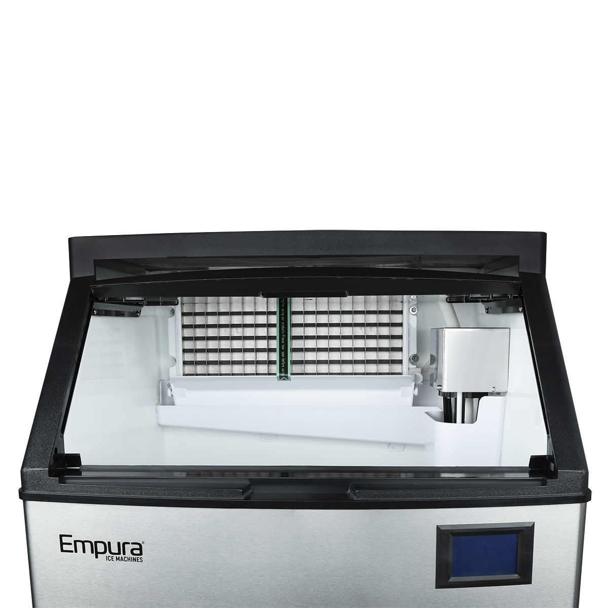 26" Air Cooled Commercial Undercounter Full Cube Ice Machine - 280 lb. Ice Maker with Bin, Cube-Style Empura