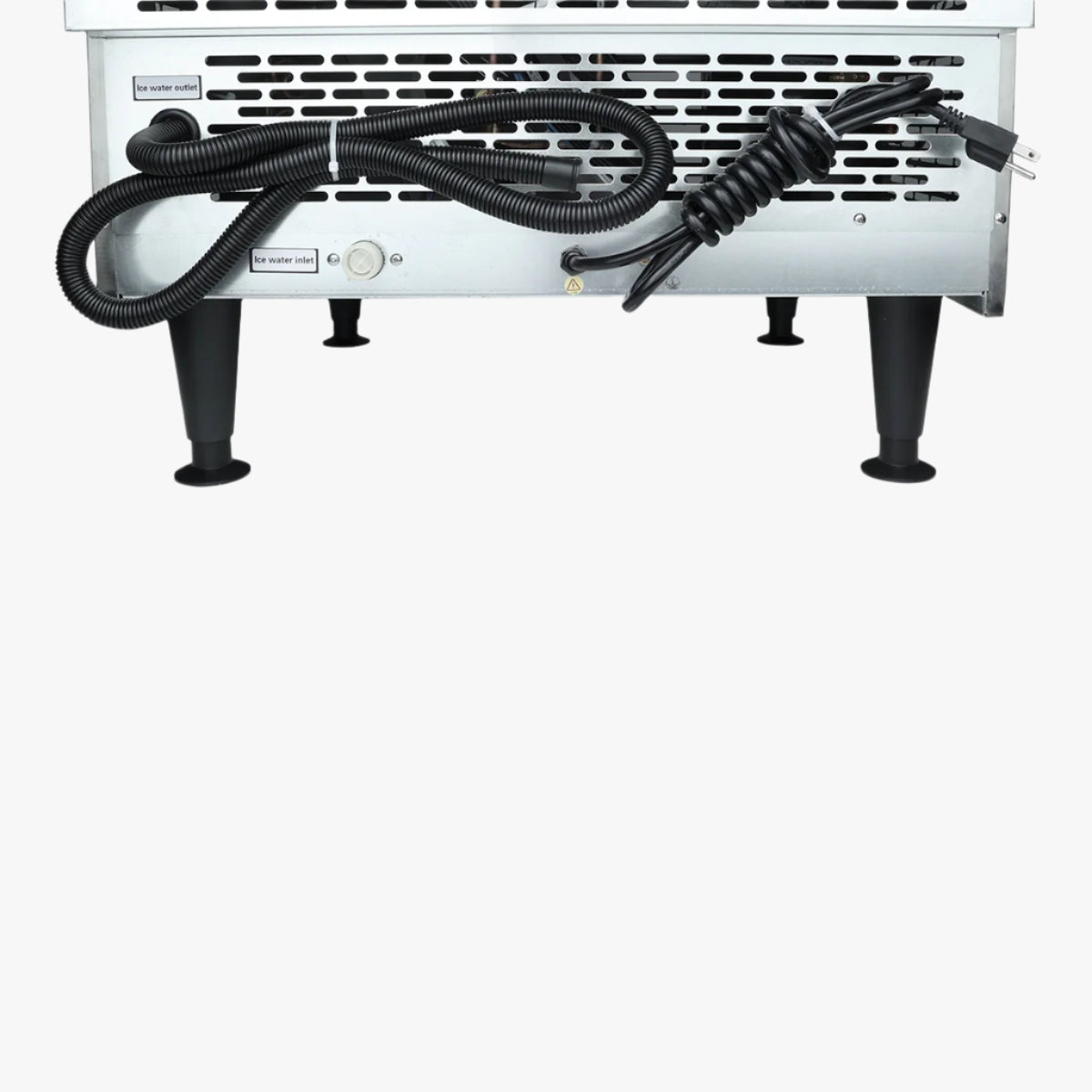 26" Air Cooled Commercial Undercounter Half Cube Ice Machine - 160 lb. Ice Maker with Bin, Cube-Style Empura