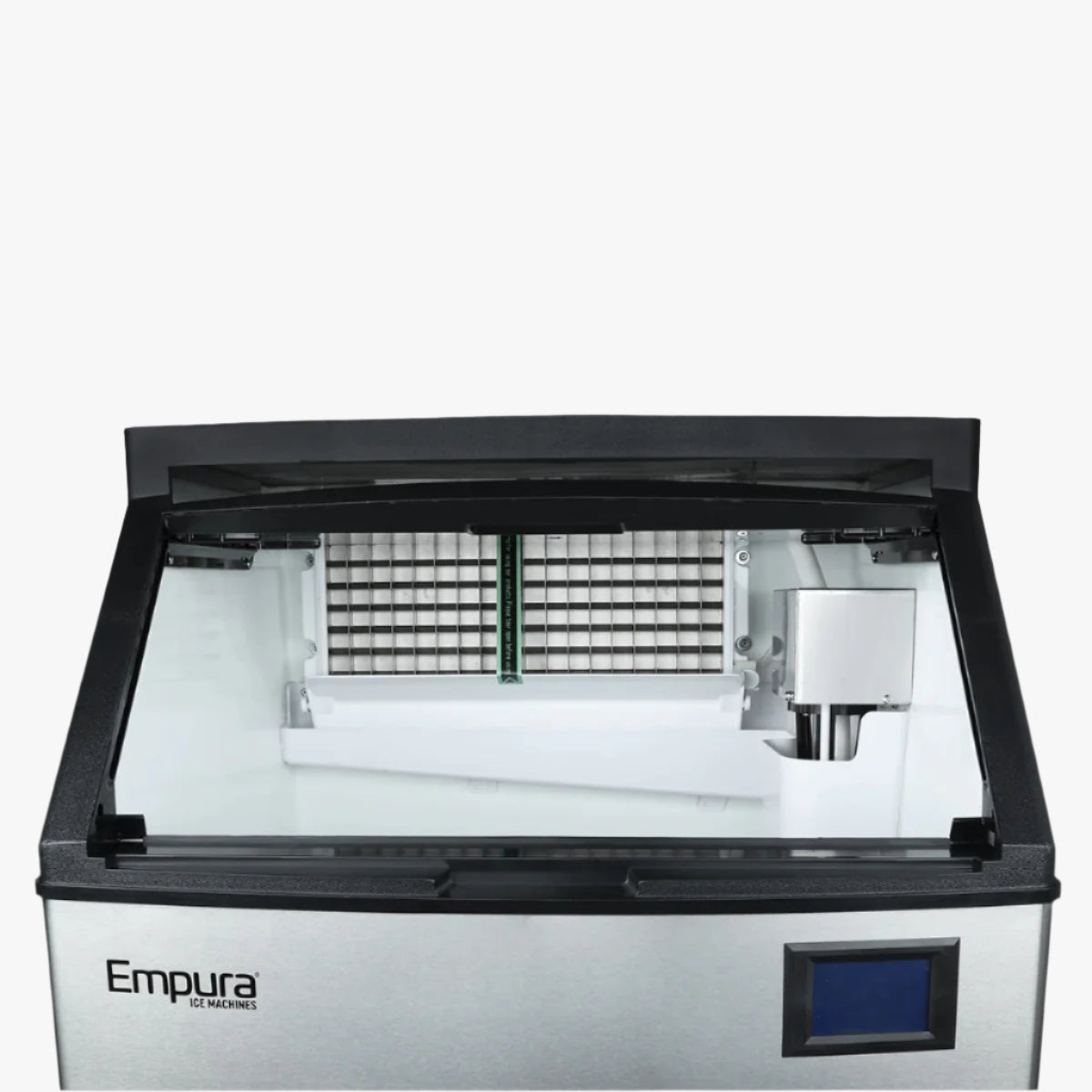 26" Air Cooled Commercial Undercounter Half Cube Ice Machine - 210 lb. Ice Maker with Bin, Cube-Style Empura