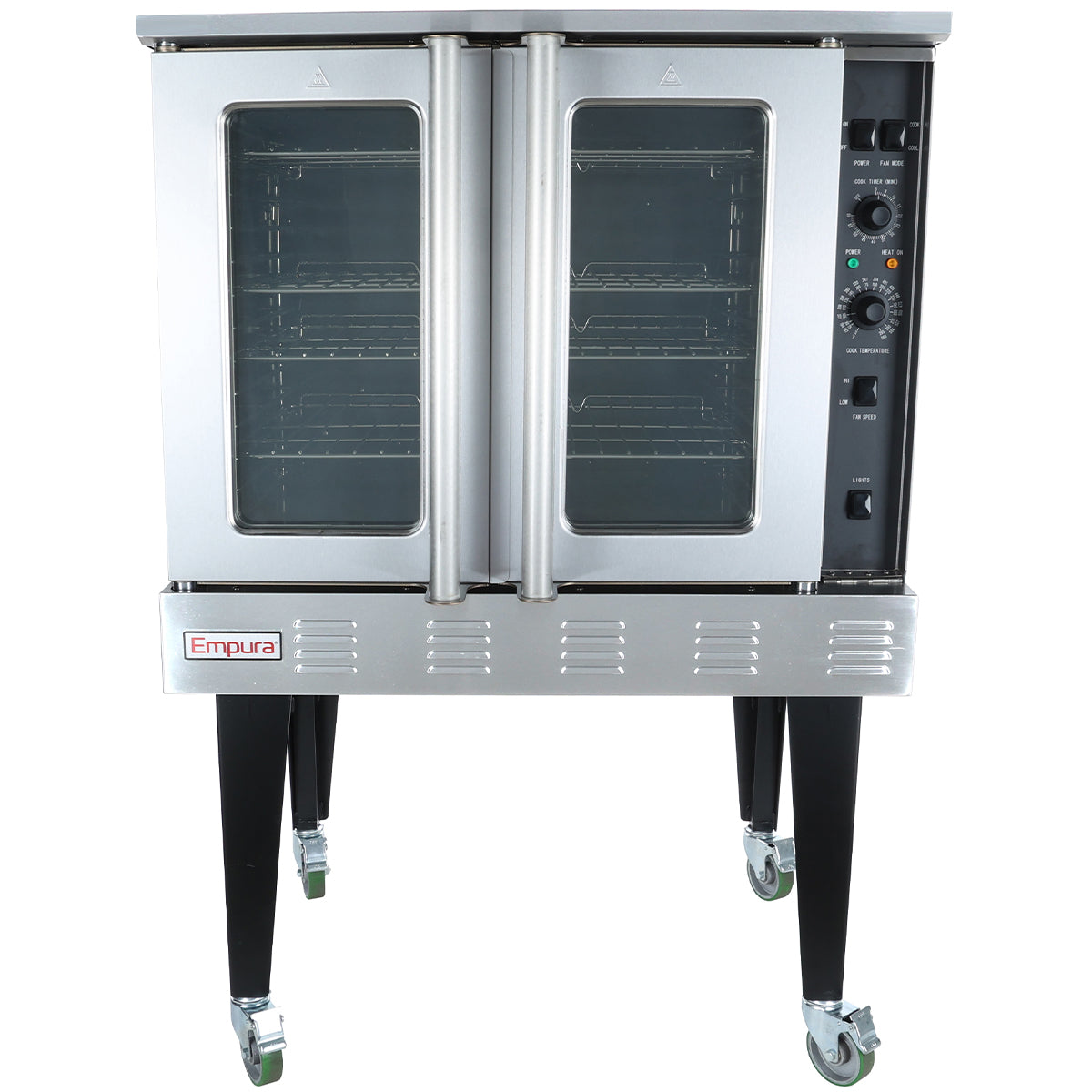 Single Deck Standard Depth Full Size Natural Gas Convection Oven Freestanding - 54,000 BTU Convection Oven, Gas Empura