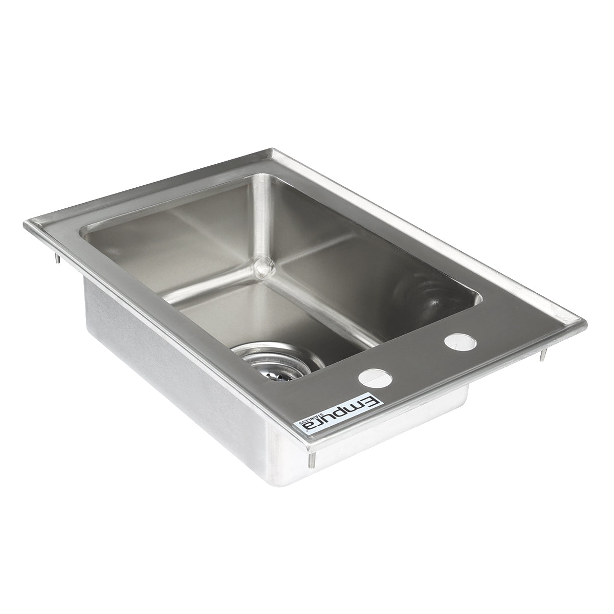 10" x 14" x 5" 16 Gauge Stainless Steel Commercial One Compartment Drop-In Sink, NSF Sink, Drop-In Empura