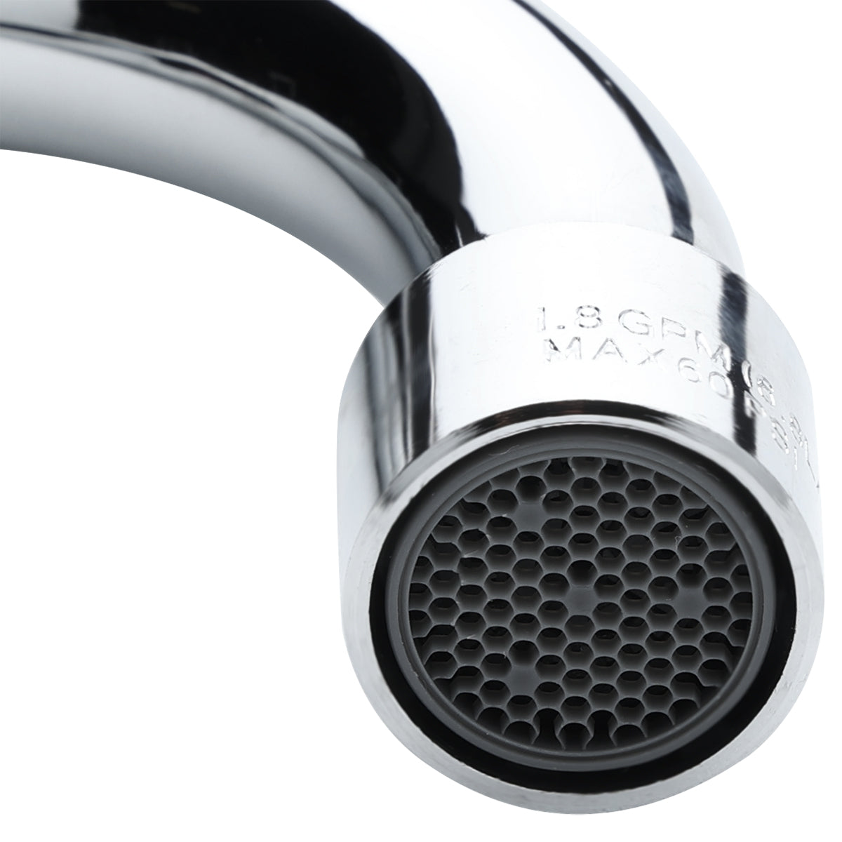Deck-Mounted Commercial Faucet with 4" Centers and 3 1/2" Swivel Gooseneck Spout, NSF Faucet, Deck Mount Empura
