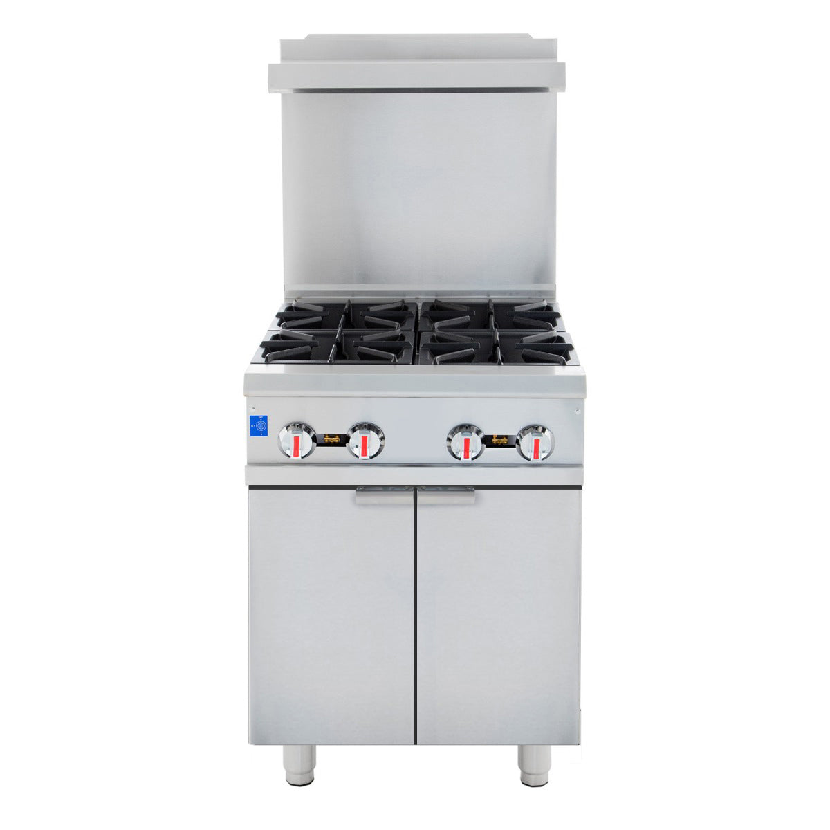 24" 4 Burner Commercial Gas Range with Storage Base - 120,000 BTU Range, 24" Restaurant, Gas Empura