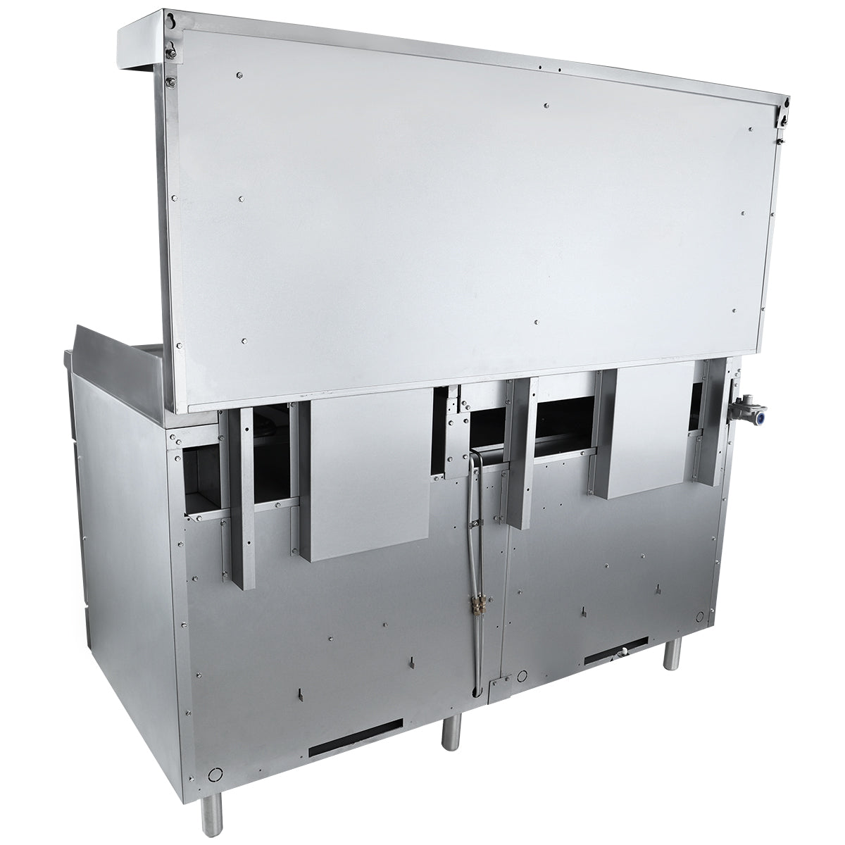 60" 6 Burner Commercial Natural Gas Range with 24" Griddle and 2 Ovens - 282,000 BTU Range, 60" Restaurant, Gas Empura
