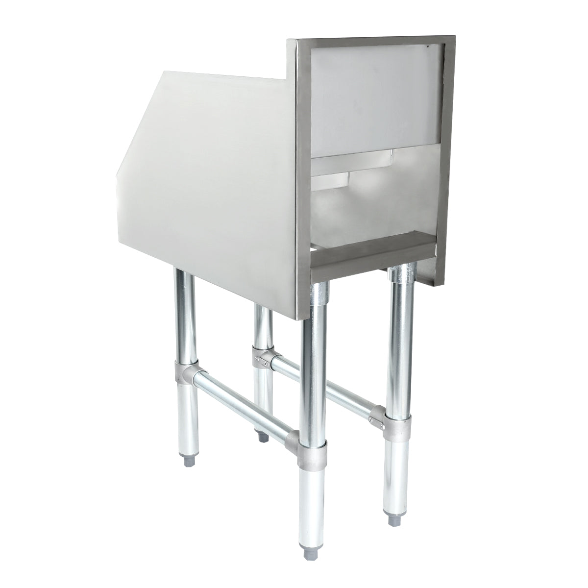 12" Five-Tiered Stainless Steel Commercial Liquor Display Rack, NSF Underbar Bottle Storage Display Unit Empura