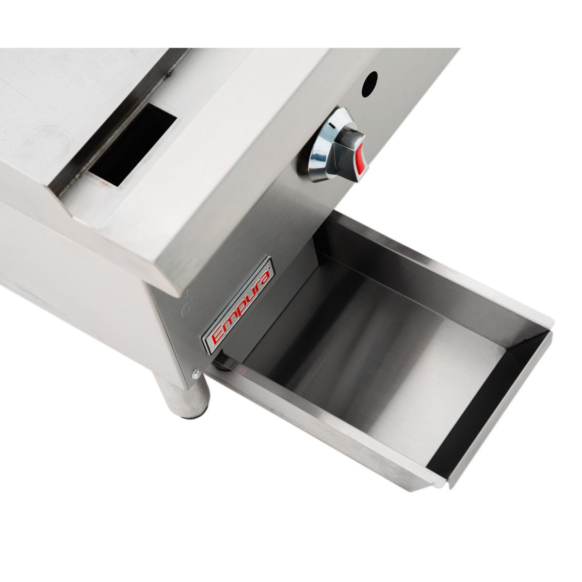 24" Heavy Duty Commercial Countertop Gas Griddle with Manual Controls - 60,000 BTU Griddle / Charbroiler, Gas, Countertop Empura