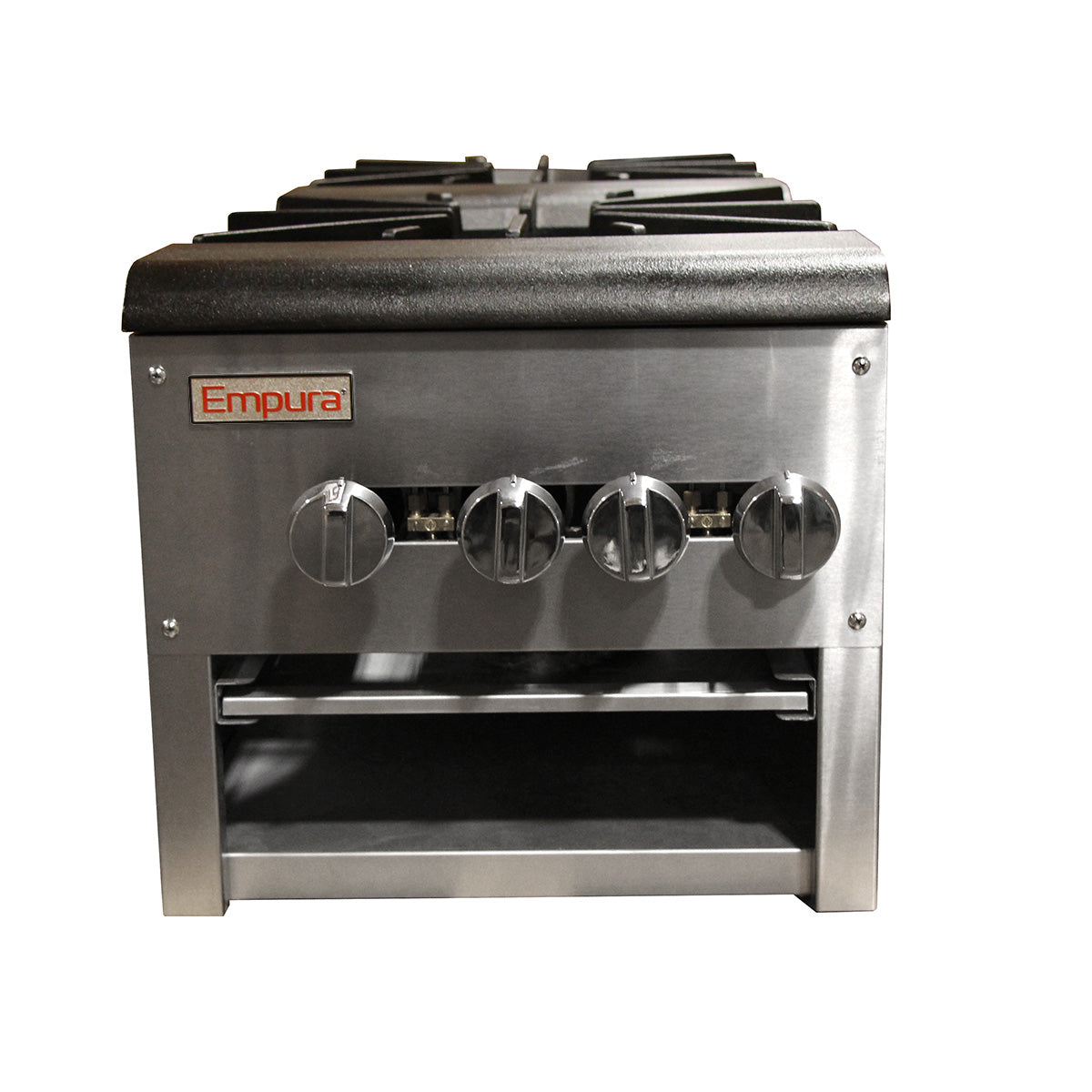 2 Burner Commercial Gas Stock Pot Range - 220,000 BTU Range, Stock Pot, Gas Empura
