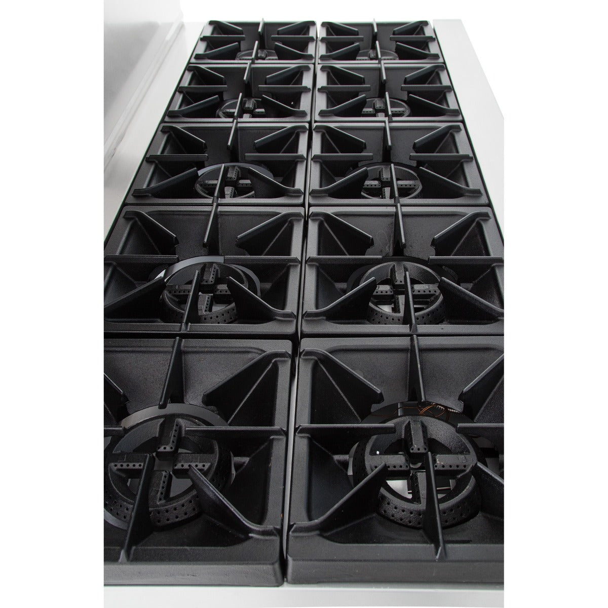 60" 10 Burner Commercial Natural Gas Range with Oven Base - 362,000 BTU Range, 60" Restaurant, Gas Empura