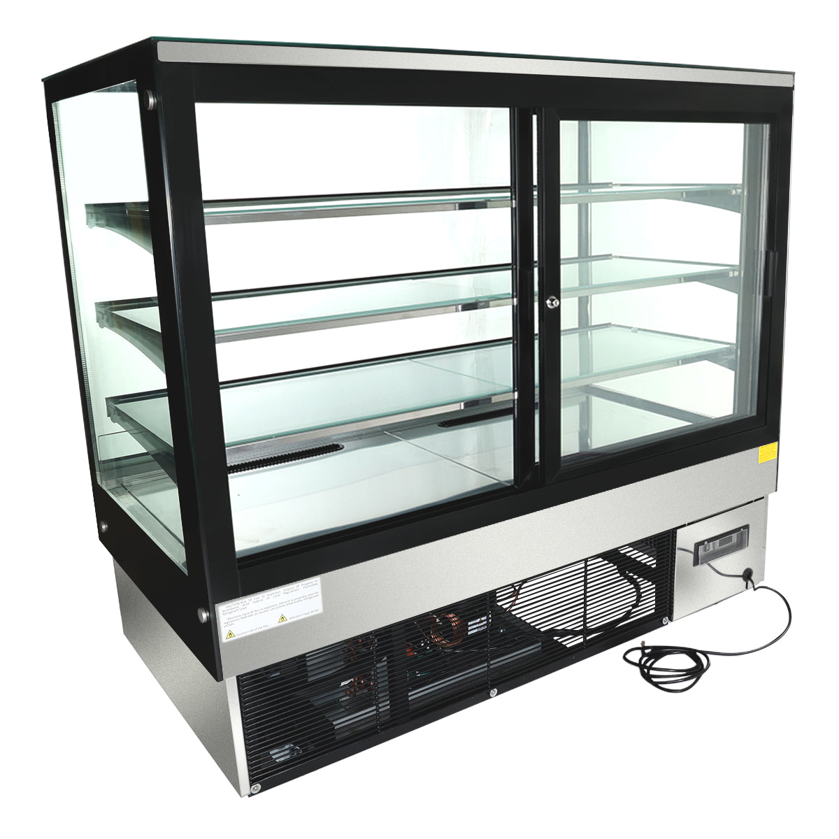 59" Stainless Steel Refrigerated Commercial Bakery Display Case