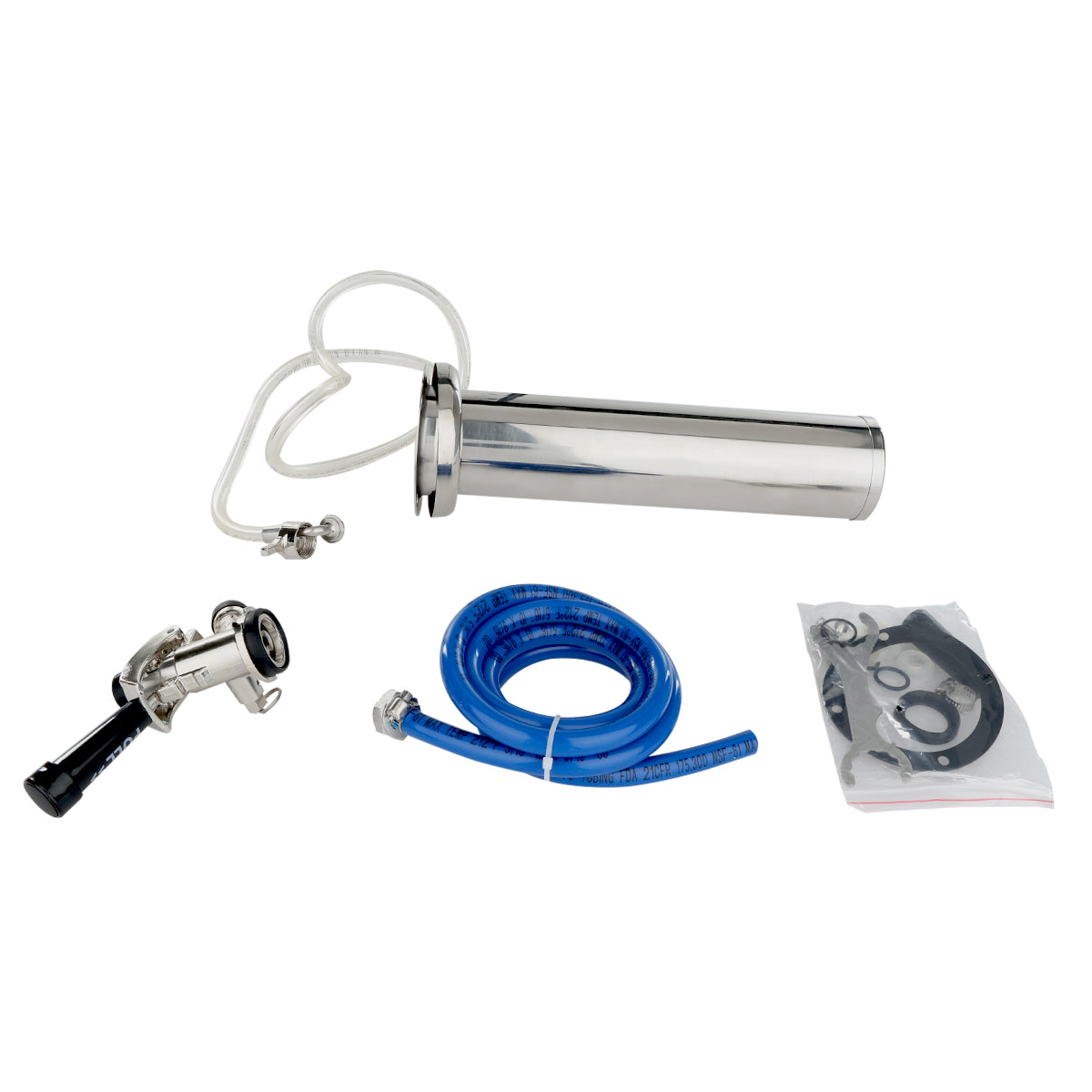 1-Faucet Draft Beer Tower Kit - Compatible with Empura E-KDD Series