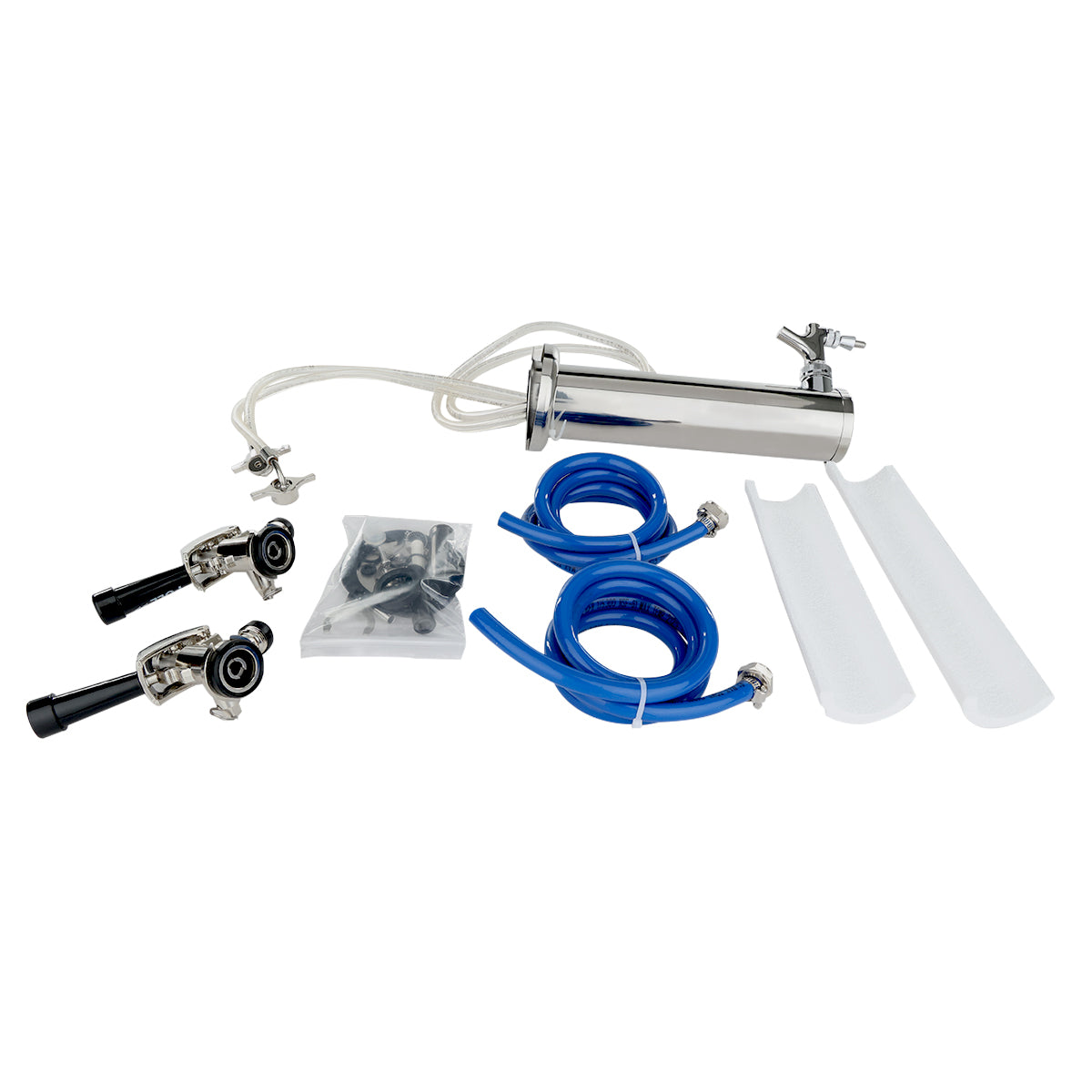 2-Faucet Draft Beer Tower Kit - Compatible with Empura E-KDD Series