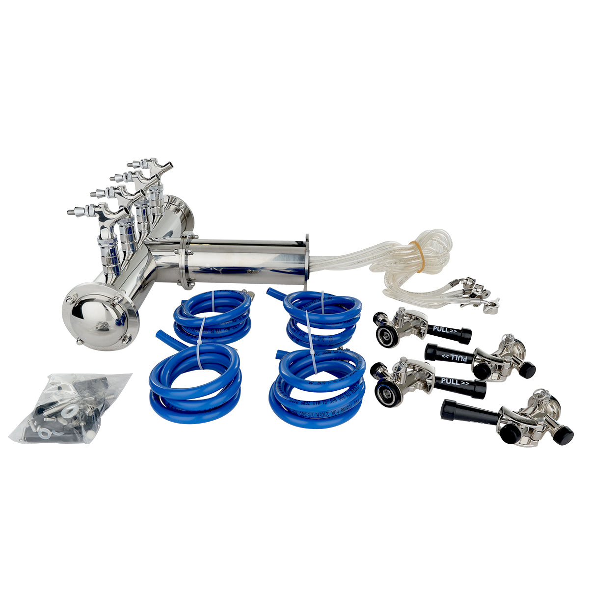 4-Faucet Draft Beer Tower Kit - Compatible with Empura E-KDD Series