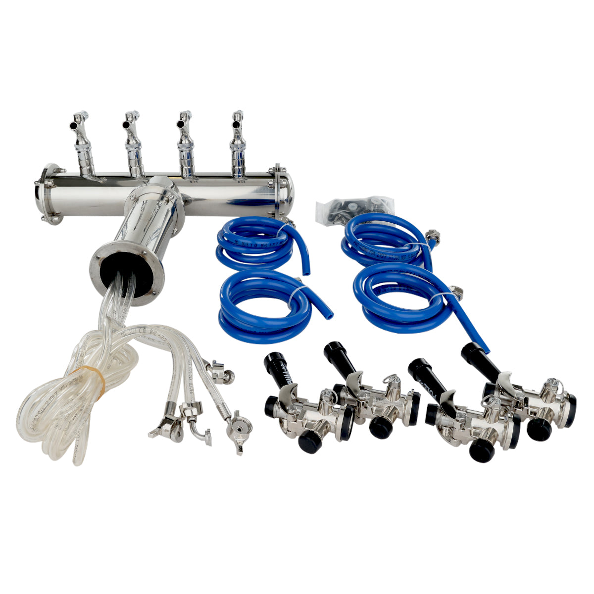 4-Faucet Draft Beer Tower Kit - Compatible with Empura E-KDD Series