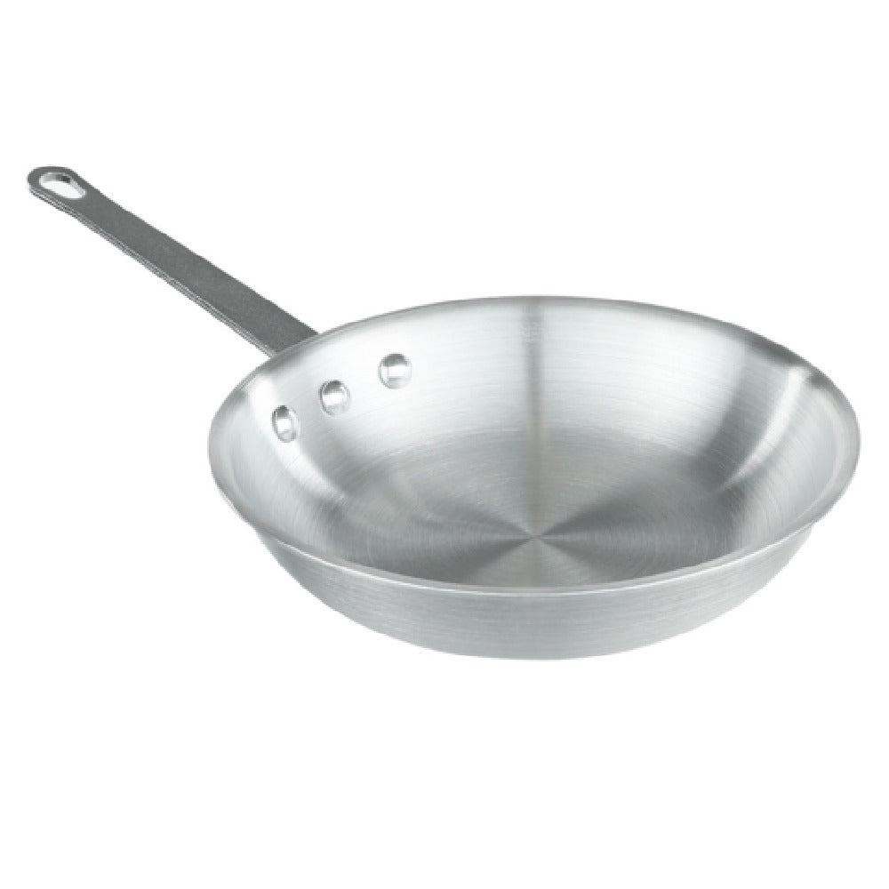 8" Natural Finish Aluminum Fry Pan, NSF