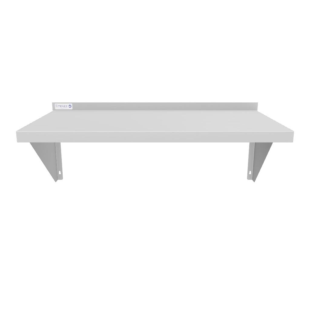 36" x 18" 16 Gauge Stainless Steel Heavy Duty Wall Shelf, NSF