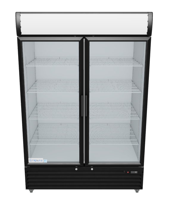 EGM-50B Glass Door Refrigerated Merchandiser 3D View