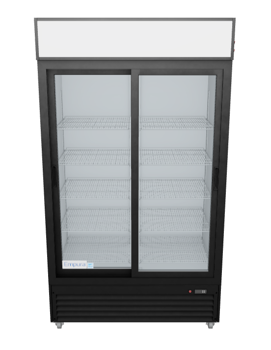 ESM-36B Glass Door Refrigerated Merchandiser 3D View