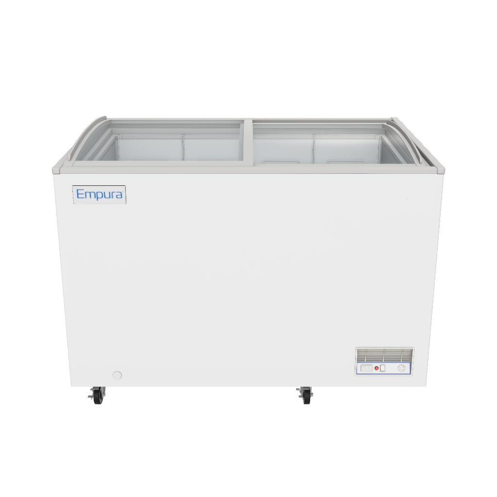 47" Commercial Curved Top Display Freezer - 9.7 cu. ft. Capacity