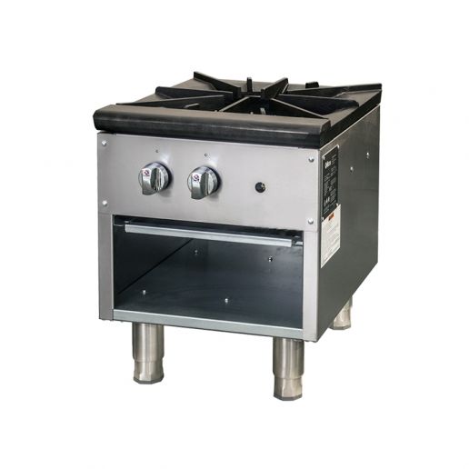 1 Burner Commercial Gas Stock Pot Range - 80,000 BTU Range, Stock Pot, Gas Empura