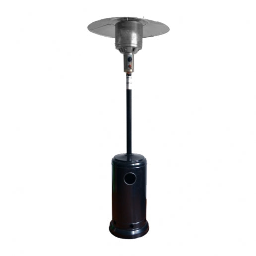 86" Commercial Black Powder Coated Steel Portable Liquid Propane Patio Heater Patio Heater Empura