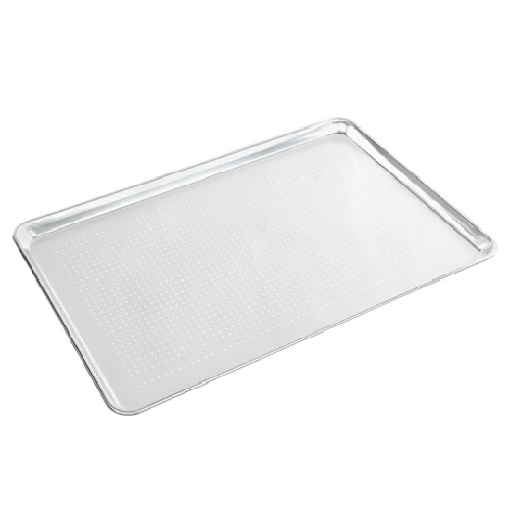 18 Gauge Full Size Perforated Aluminum Sheet Pan with Closed Bead