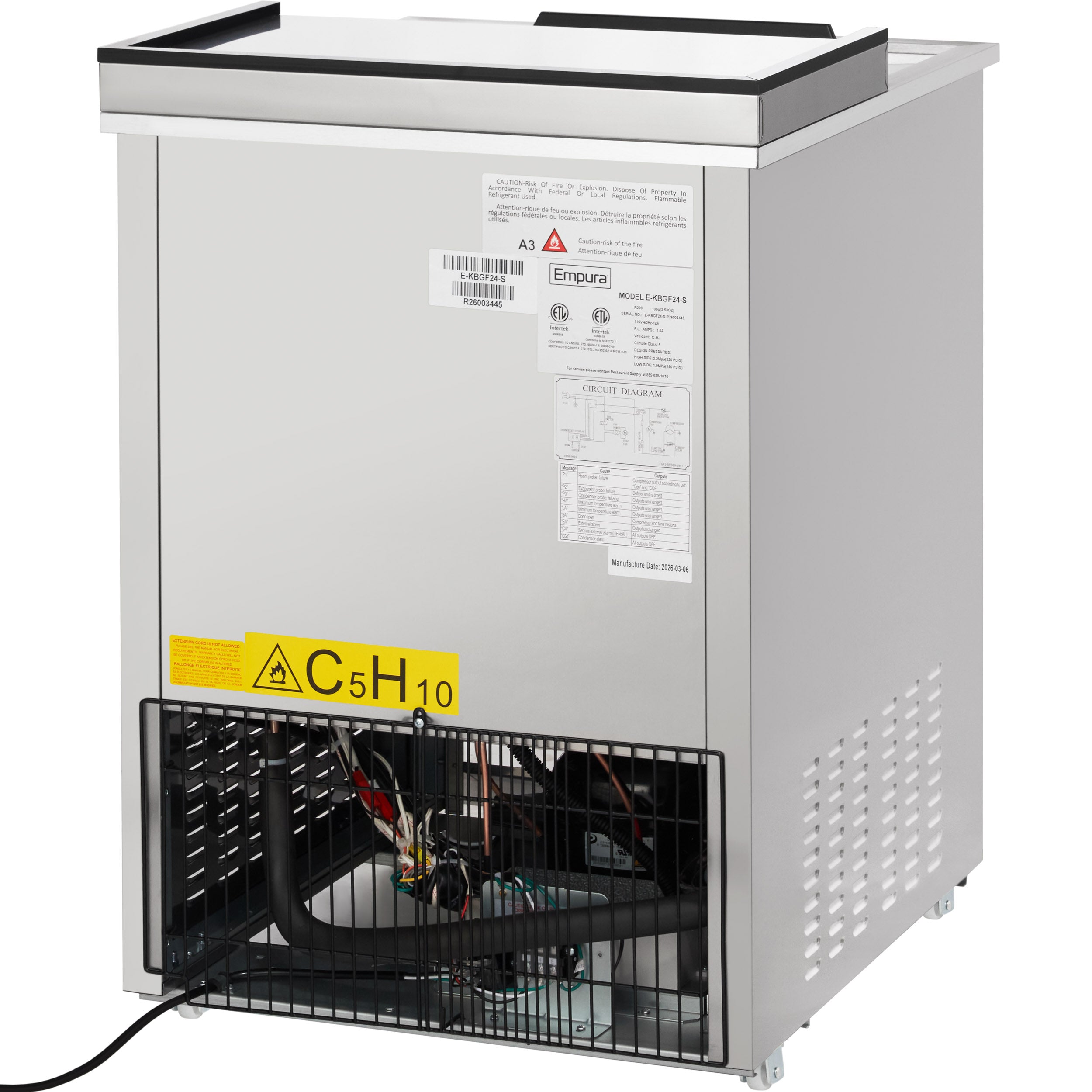 24" Stainless Steel Glass Froster - 115V