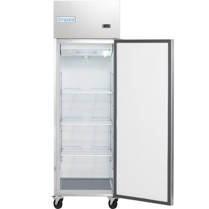 25" Commercial Stainless Steel 1 Door Reach-In Freezer