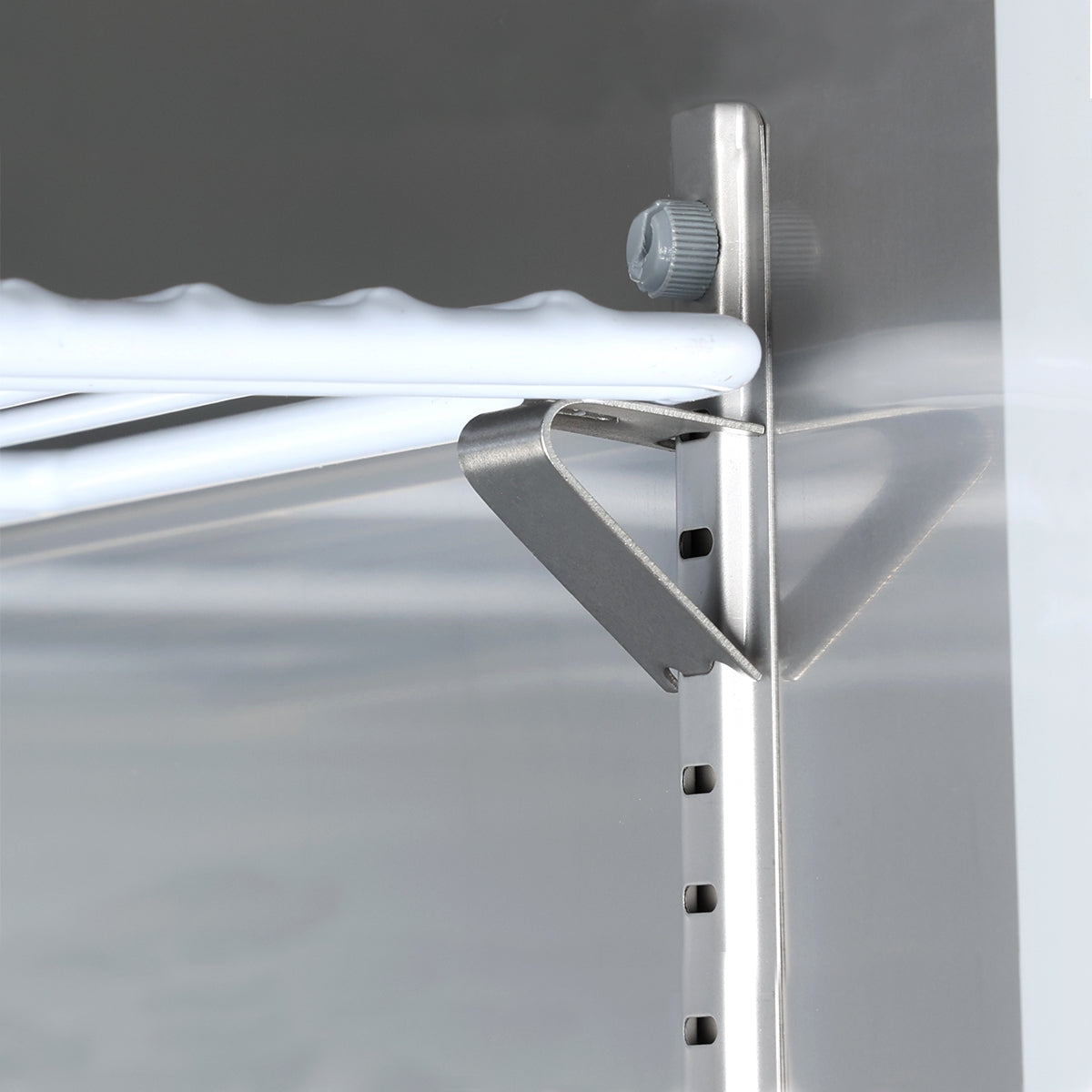 25" Commercial Stainless Steel 1 Door Reach-In Refrigerator