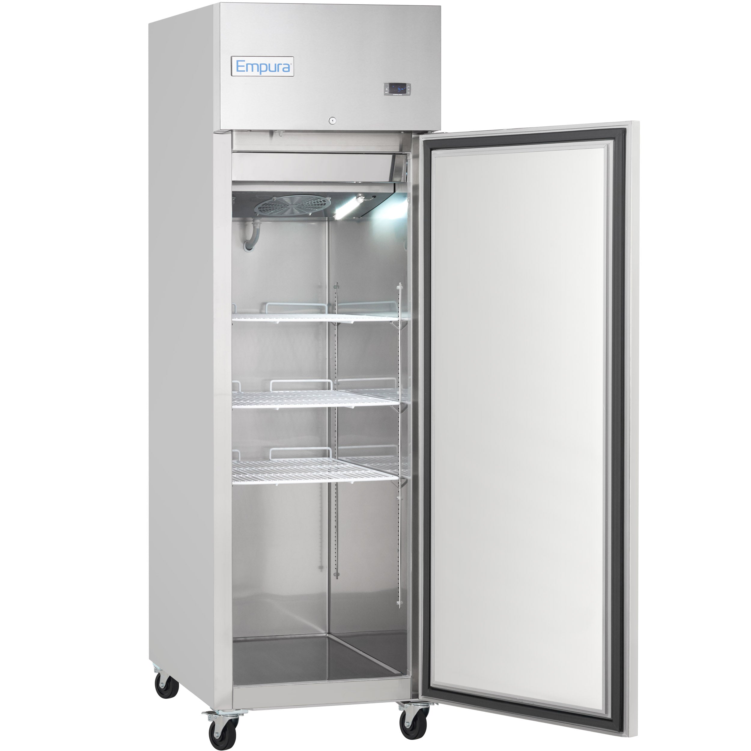 27" Commercial Stainless Steel 1 Door Reach-In Freezer