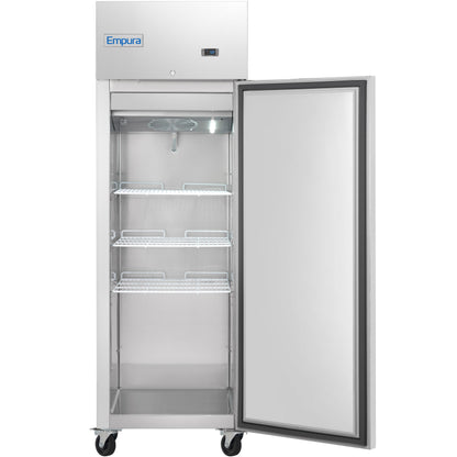 27" Commercial Stainless Steel 1 Door Reach-In Freezer