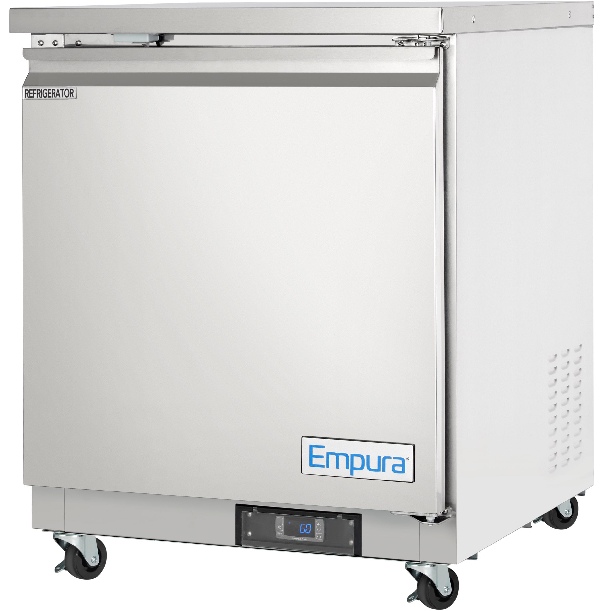 28" Single Door Commercial Undercounter Reach-In Refrigerator