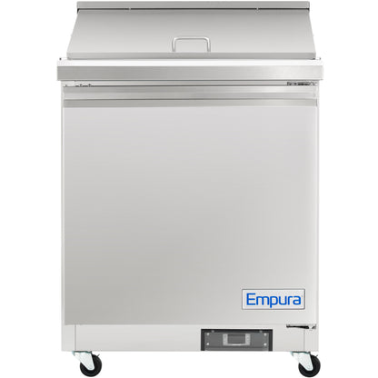 29" 1 Door Commercial Mega Top Refrigerated Sandwich and Salad Prep Table