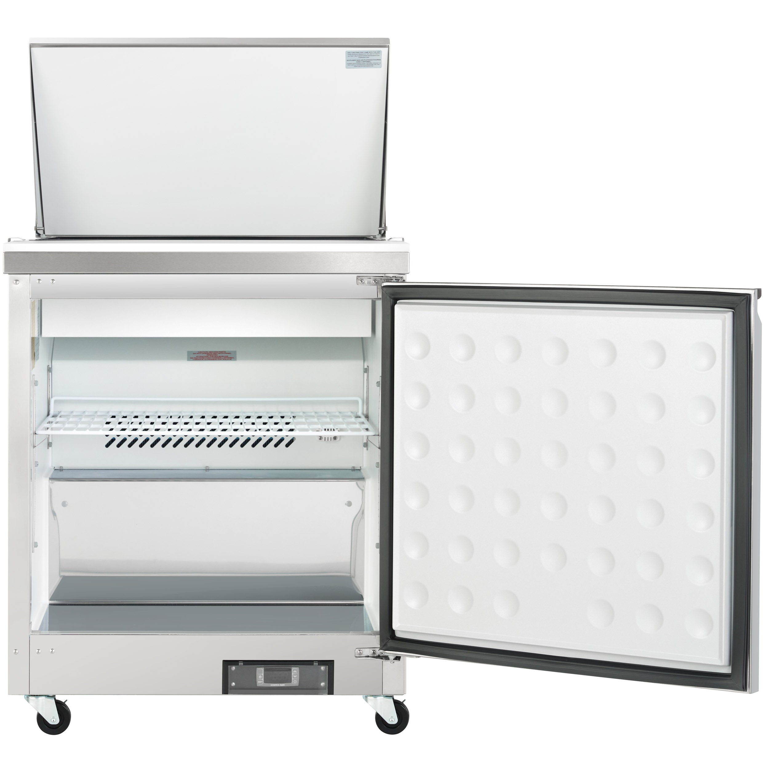 29" 1 Door Commercial Mega Top Refrigerated Sandwich and Salad Prep Table