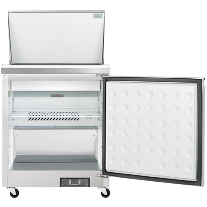 29" 1 Door Commercial Mega Top Refrigerated Sandwich and Salad Prep Table