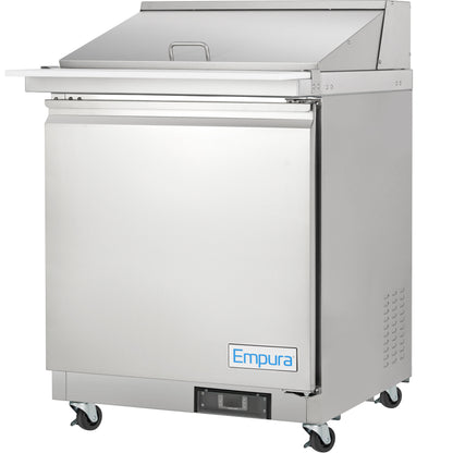 29" 1 Door Commercial Mega Top Refrigerated Sandwich and Salad Prep Table