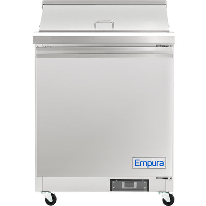 29" 1 Door Commercial Refrigerated Sandwich and Salad Prep Table