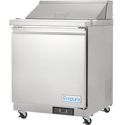 29" 1 Door Commercial Refrigerated Sandwich and Salad Prep Table