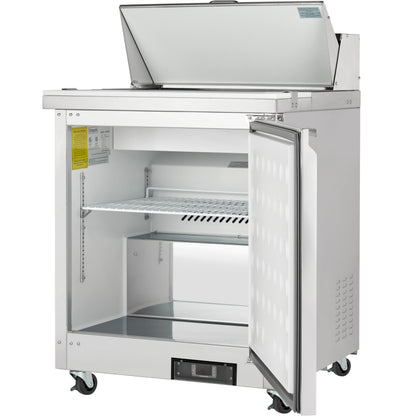 29" 1 Door Commercial Refrigerated Sandwich and Salad Prep Table