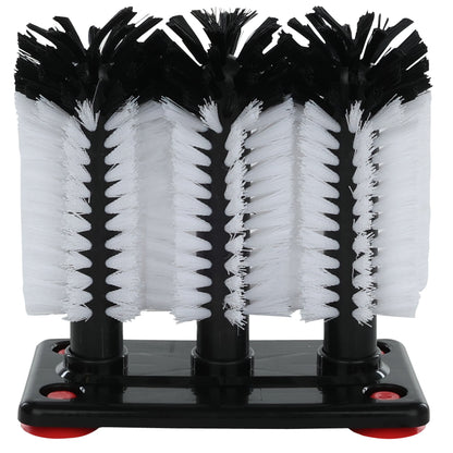 Triple Brush Glassware Cleaner With Base