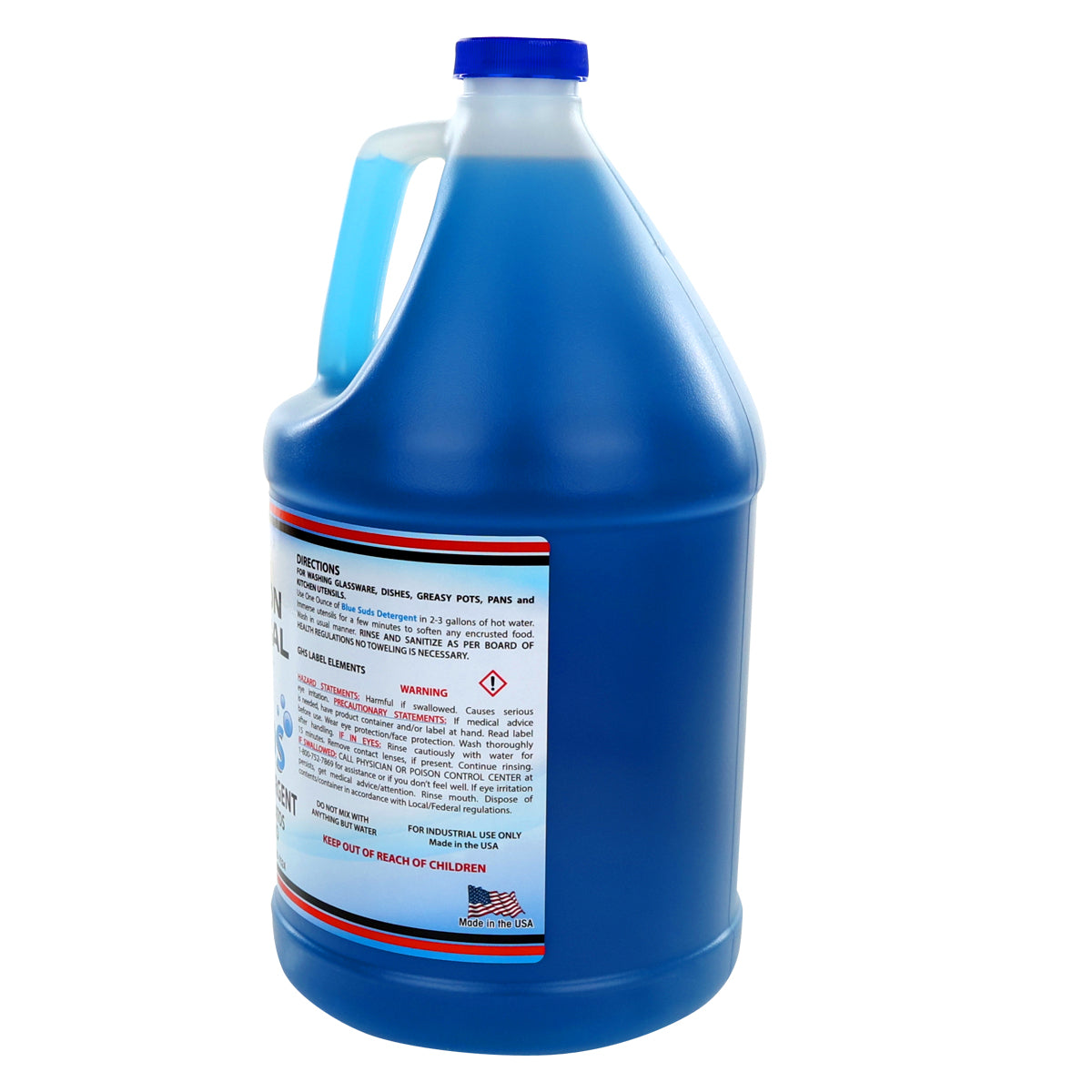 1 Gallon Blue Suds Detergent for Hand Washing Made in USA