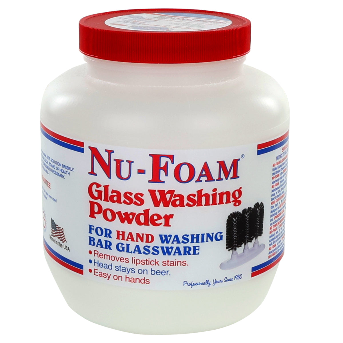 4 Lbs Glass Washing Powder with A Streak-free Formula For Dazzling Results Made in USA