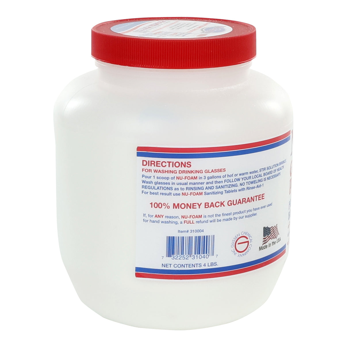 4 Lbs Glass Washing Powder with A Streak-free Formula For Dazzling Results Made in USA