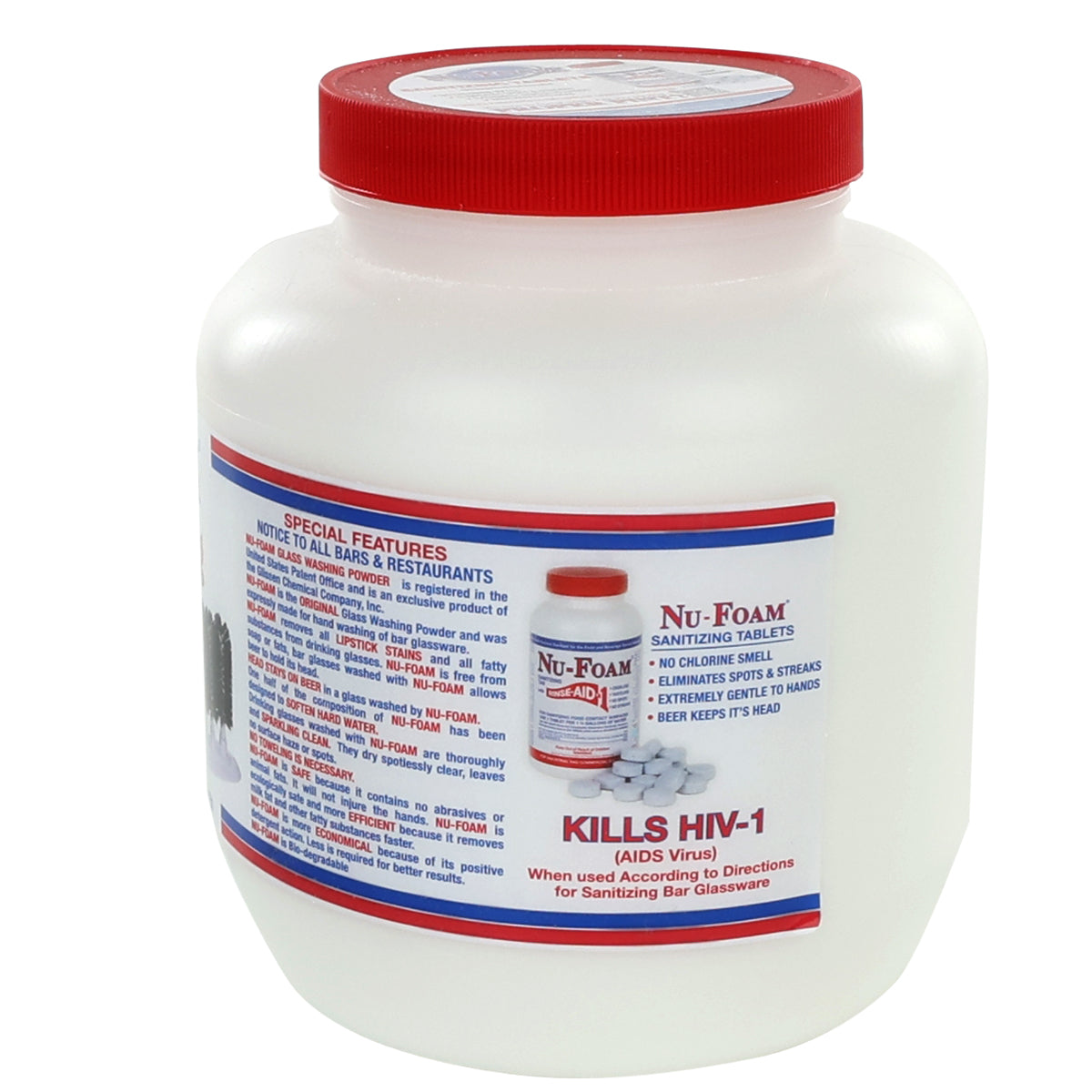 4 Lbs Glass Washing Powder with A Streak-free Formula For Dazzling Results Made in USA