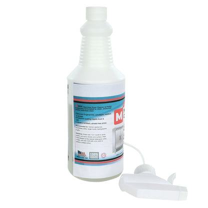 32 Oz Professional-Grade Stainless Steel & Metal Cleaner Made in USA