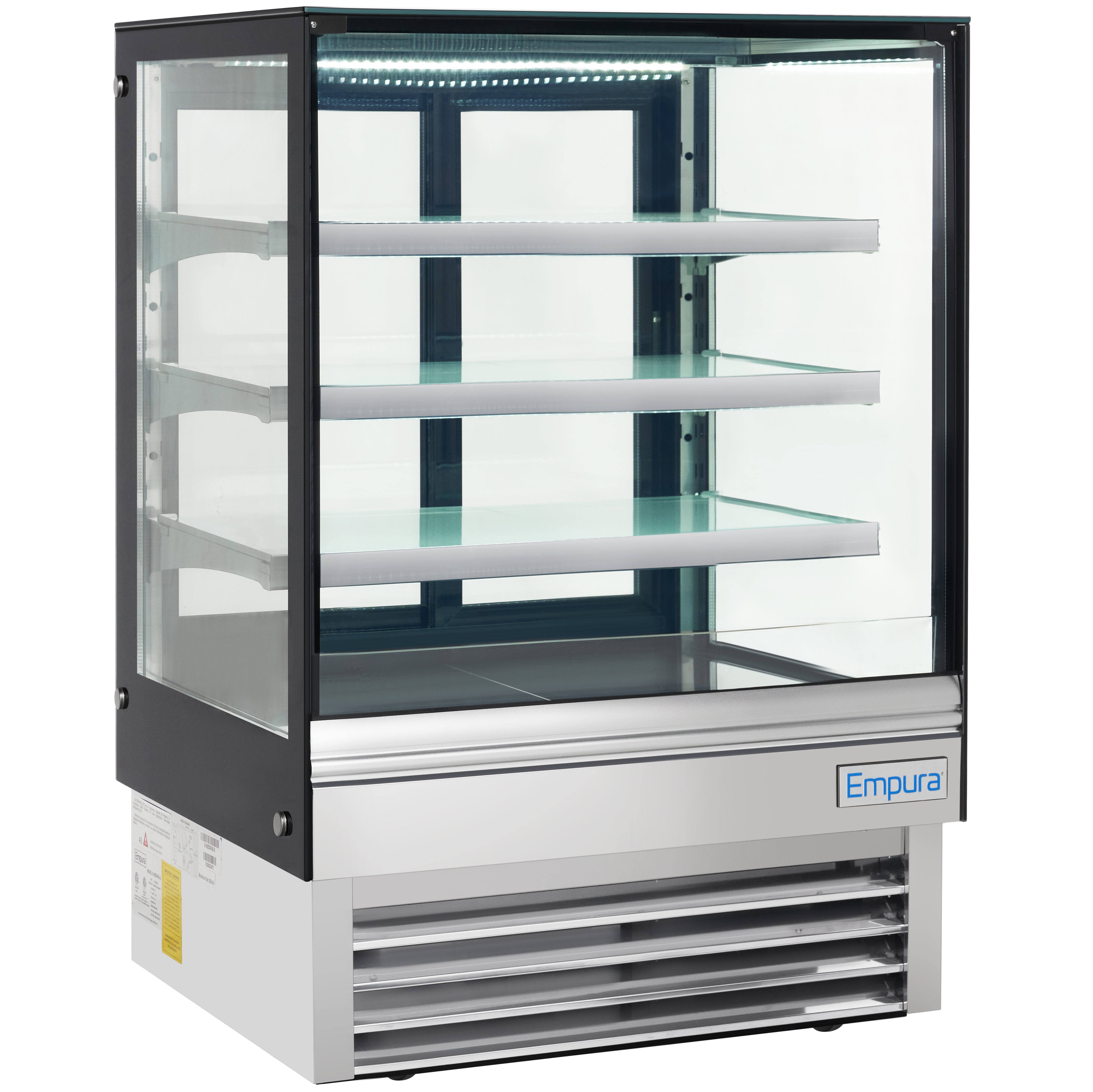 35" Stainless Steel Refrigerated Commercial Bakery Display Case